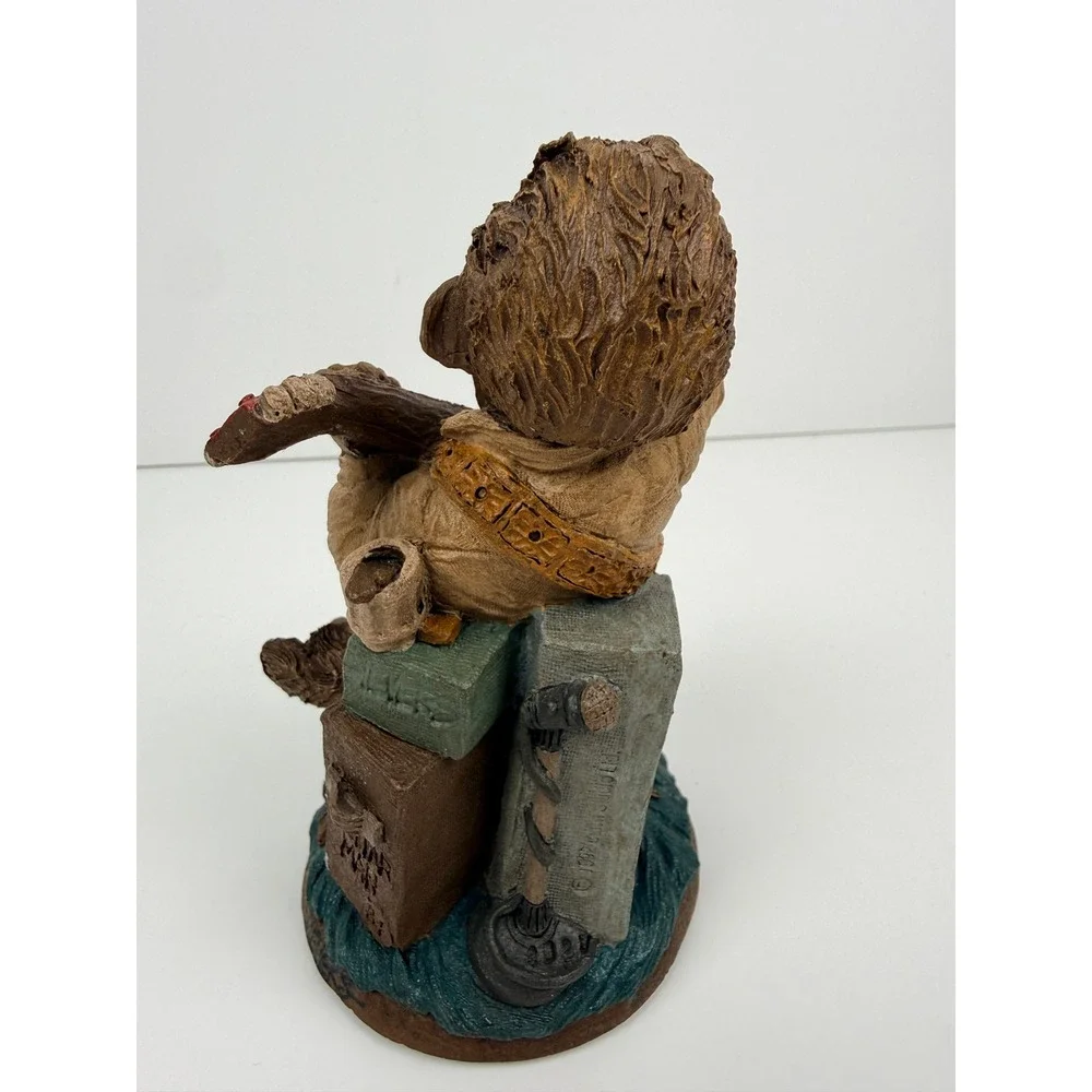 Vintage 1984 Sievers Guitar Man Figurine Musician with Dog Sculpture 8028 - Picture 3 of 7